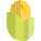 Maize harvesting season with thanksgiving celebration icon