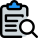 Find vital information from the clipboard report icon