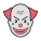 Clown effrayant icon