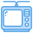 télévision-externe-appareil-retro-itim2101-bleu-itim2101 icon