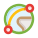 Global delivery icon