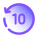 Rückgängig 10 icon
