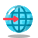 Globe tournant icon