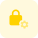 Internal settings for the high security lock icon