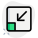 Minimize arrow symbol with shrink inward function icon