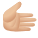 main-droite-peau-claire-emoji icon