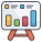 Marketing graph icon