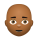 Bald Man Medium Dark Skin Tone icon