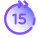 15 Sekunden überspringen icon