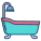 Dusche und Badewanne icon