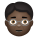 Older Person Dark Skin Tone icon