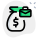 High paying jobs with money sack isolated on a white background icon