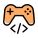 Game controller custom programming to tweak performance icon