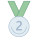 Medaille zweiter Platz icon