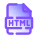 HTMLファイルタイプ icon