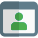 Online user social profile for web login icon