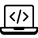 Laptop Coding icon