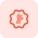 Satellite dish sticker isolated on white background icon