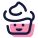 Petit gâteau kawaii icon