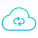 Cloud computing icon