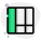 Left sidebar list gird having vertical column icon