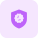 Antibodies protection of a Coronavirus isolated on a white background icon