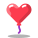 Шарик в форме сердца icon