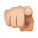 Zeigefinger-auf-den-Betrachter-Mittelheller-Hautton-Emoji icon