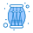 외부 드럼-홀리-플랫아티콘-블루-플랫아티콘 icon