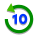 Повтор 10 icon