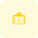 Seo job with suitcase isolated on a white background icon