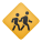 niños-cruzando-emoji icon