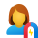 User Engagement Female icon