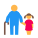 Дед с девочкой icon