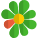 ICQ a cross-platform instant messaging and VoIP client icon