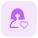 photo-de-profil-d-utilisateur-favori-externe-avec-logo-cœur-gros planfemme-tritone-tal-revivo icon