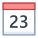 Calendrier 23 icon