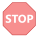 Panneau stop icon