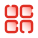 quatro quadrados icon