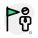 Businessman flagged for not maintaining end user agreement icon