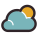 Journée partiellement nuageuse icon