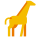 Жираф в полный рост icon
