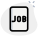 Job card for the new employee isolated on a white background icon