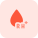 Positive type rh blood isolated on a white background icon