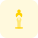 Oscar academy award trophy for arts and entertainment icon