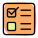 Conventional ballot paper voting with checkbox and tick icon