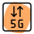 Fifth Generation of internet connectivity in cellular network icon