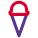 Ice cream cone store and other dessert items icon