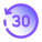 Reculer de 30 icon