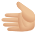 Leftwards Hand Medium Light Skin Tone icon
